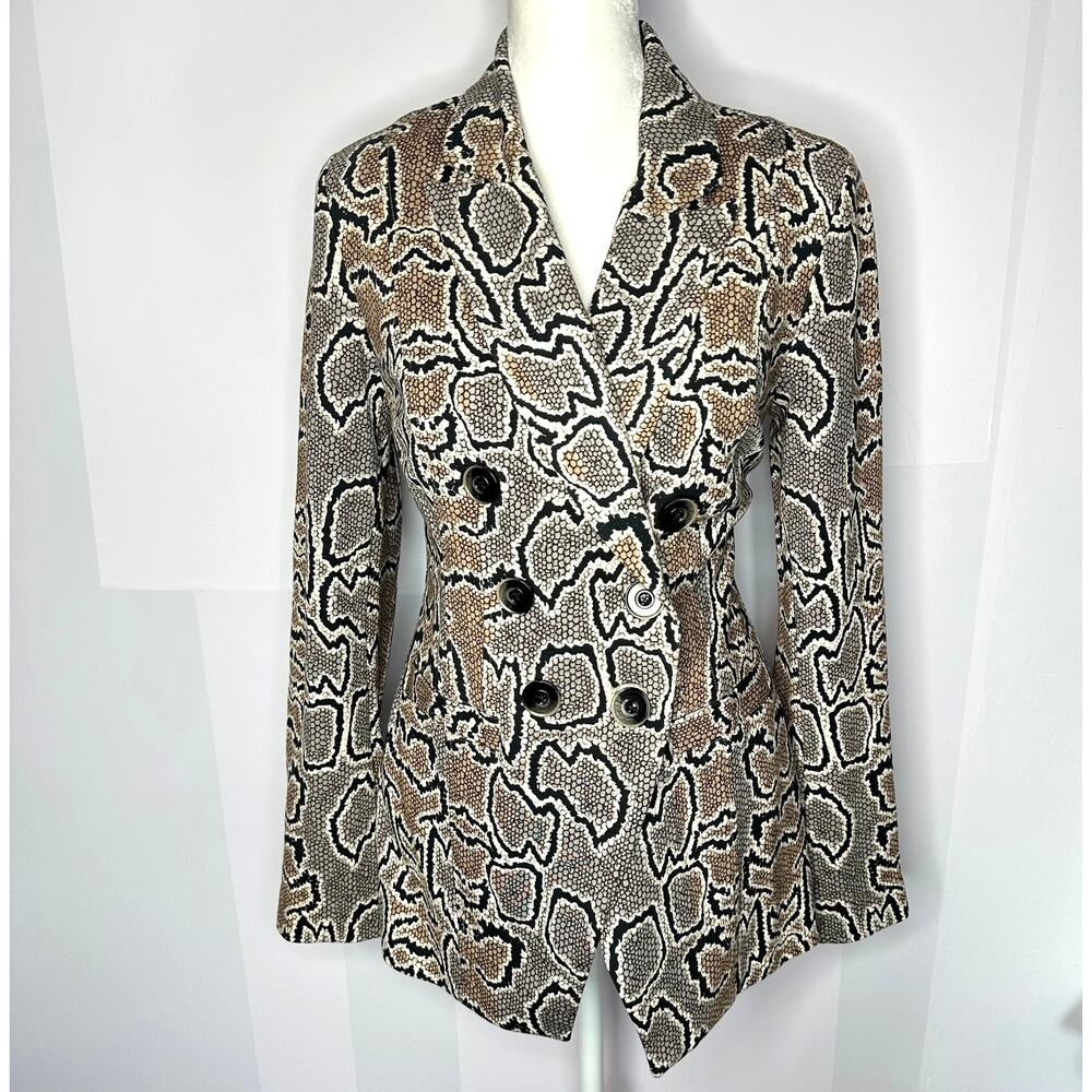 Cabi Python 3733 Snakeskin Print Blazer Jacket Si… - image 2